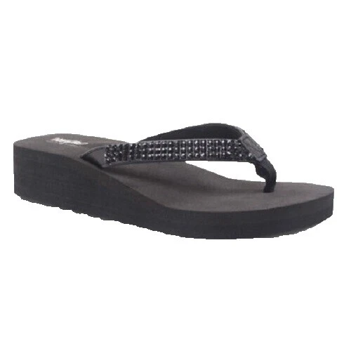 Sandalias negras Mossimo para mujeres