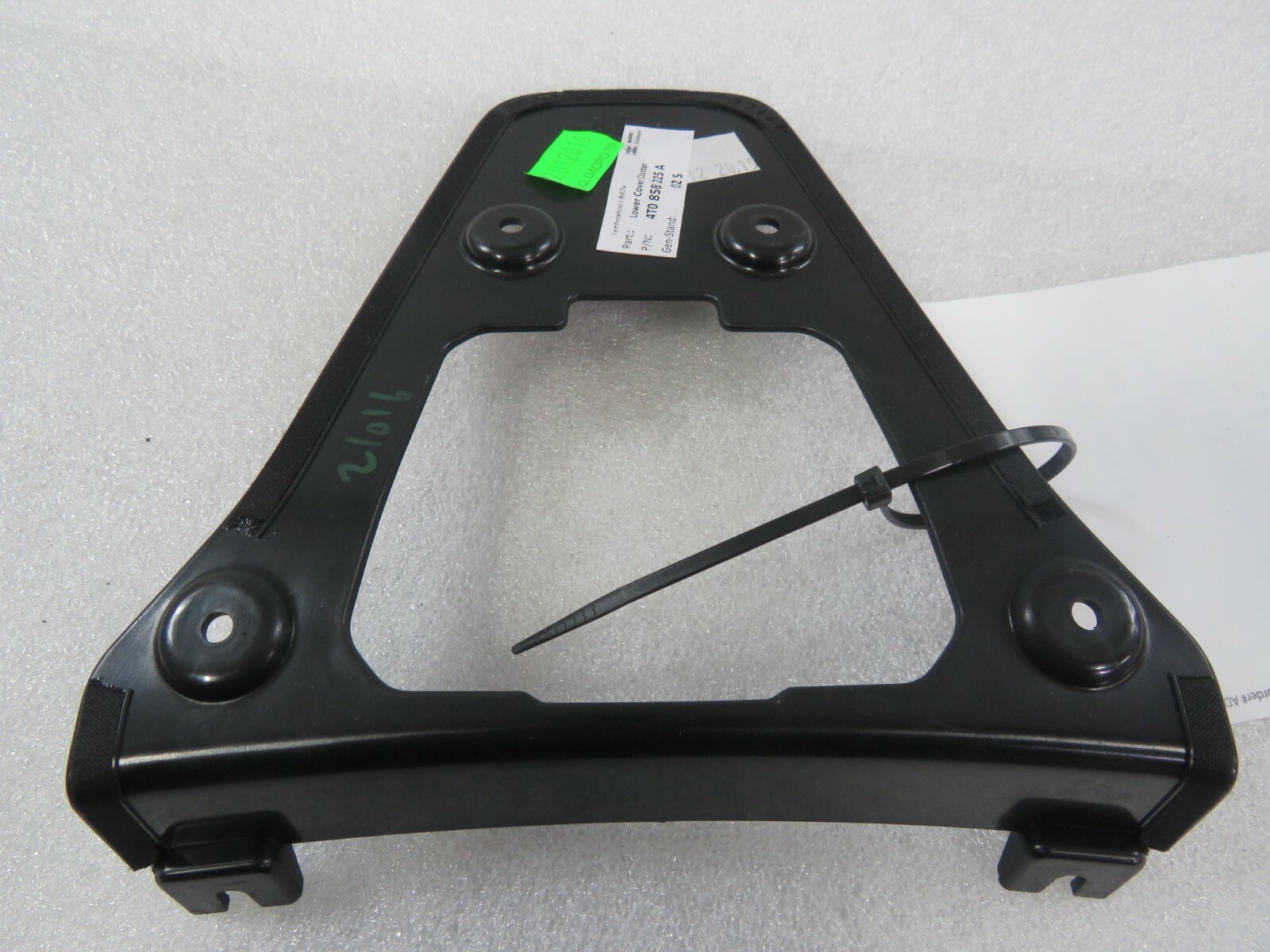 Lamborghini Huracan, LP610, LP580, Lower Speedometer Pod Trim, Used, 4T0858225A