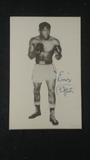 1974 TCMA Boxing Post card card Emil Griffith   (G TO VG)