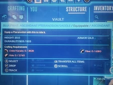 ark survival ascended 124 Asc Pteranodon Blueprint