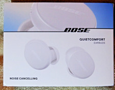 Bose QuietComfort Wireless Noise Cancelling Ear Earbuds White Smoke 888507-0200