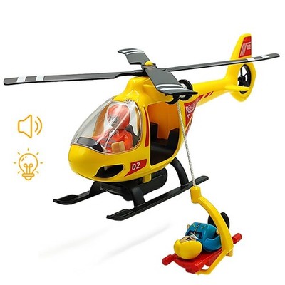 Wooden Train Cars Track Accessories Set Plane Toy with Light and Sound for