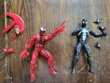 Marvel Legends Spider-Man And Carnage Lot Symbiote Spider-Man