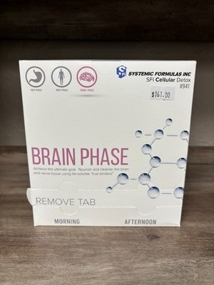 Systemic Formulas Brain Phase   Advanced Neuro Detox & Cognitive Support System