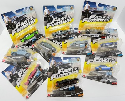 FAST AND FURIOUS DIECAST CARS MATTELL MULTIPLE MODELS--NEW
