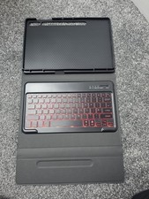 FARYODI Tastatur Hülle mit Kabelloser Tastat...