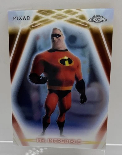 2026 Topps Disney Neon Mr. Incredible #CNE-51 Chrome Neon Etch Insert