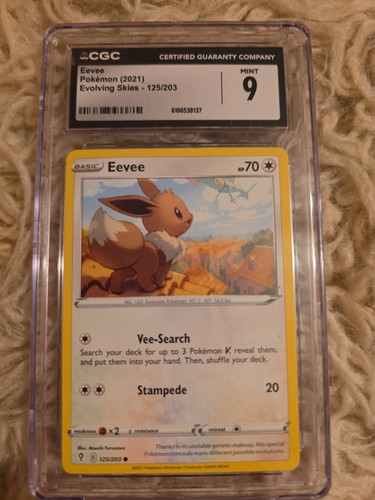 Eevee graded CGC 9 for sale on eBay