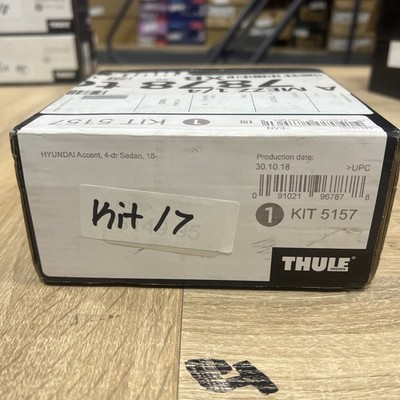 Thule 5157 Evo Clamp/Edge Clamp Roof Rack Fit Kit For HYUNDAI Accent 4-dr KIT17