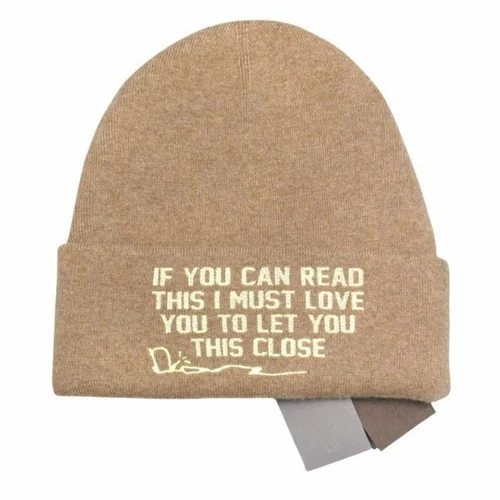 Bonnet cachemire 22aw Dior x Travis Scott Cactus Jack lettre logo broderie occasion