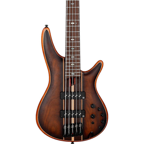 Ibanez Premium SR1355B-DUF Dual Mocha Burst electric bass with gig bag