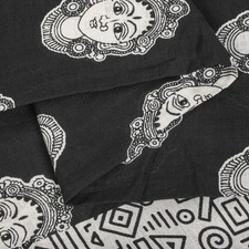 Sanskriti Vintage Saree Black Pure Cotton Shrihasti Kalamkari Hand Block 5Ydsari
