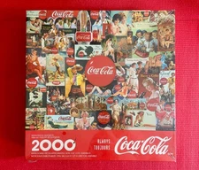 Coca Cola Jigsaw Puzzle 2000 Pieces 1998 Springbok New Sealed Always Coca Cola