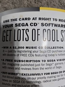 Jurassic Park (Sega CD, 1993), Manual Included
