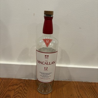 Macallan Whiskey 12 Sherry Bottle Unrinsed