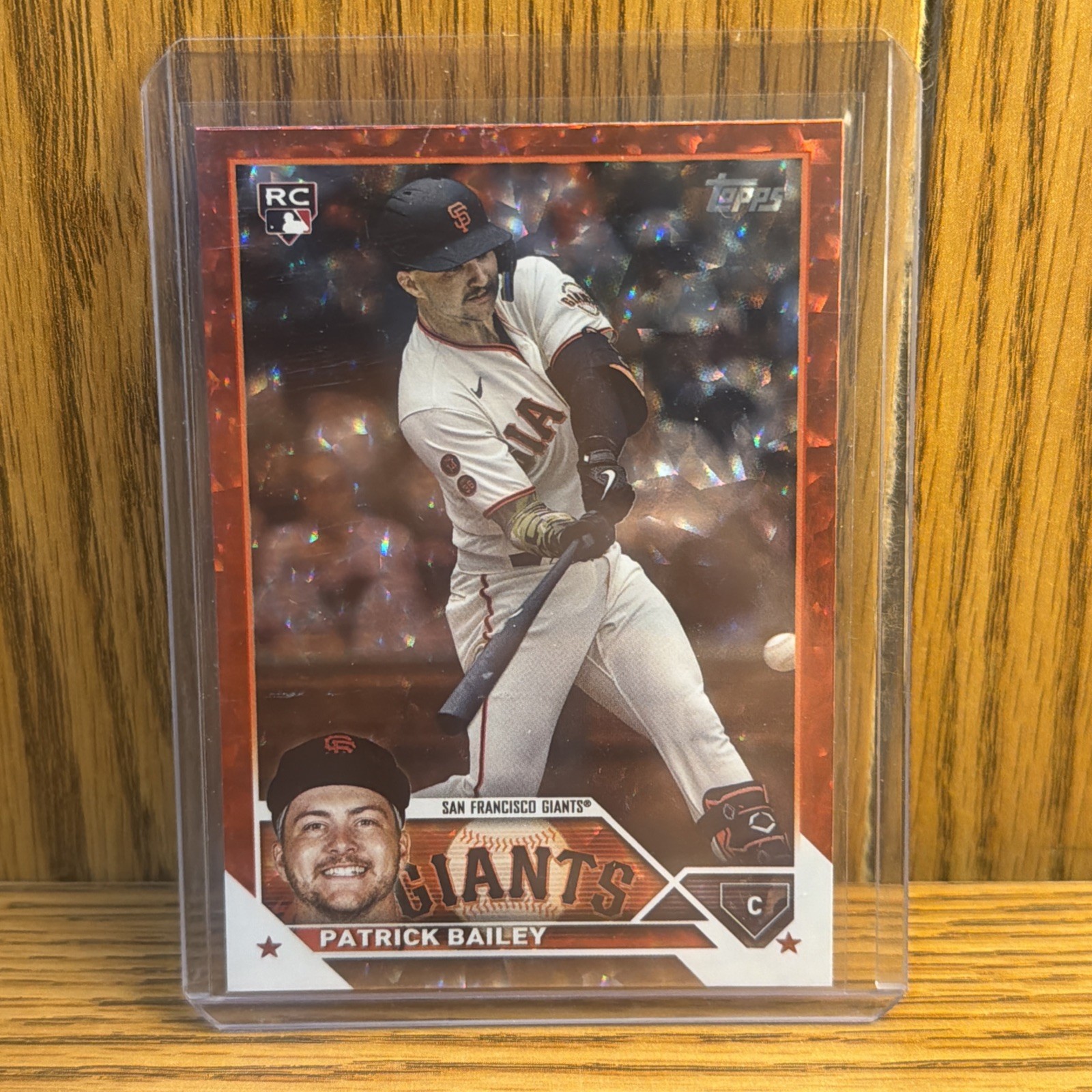 2023 Topps Update Series - Patrick Bailey #US8 Orange Foil /299 (RC)