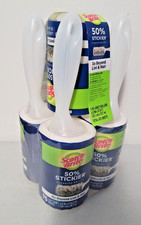 Scotch Brite 3M Lint Roller 50 Stickier 95 Sheets Pet Hair, 5-pack 475 sheets