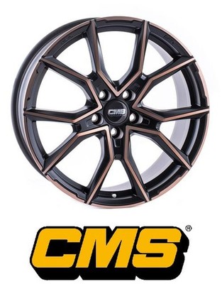 4x CMS C33 8x19 5/114,30 ET40 Diamond Black Copper
