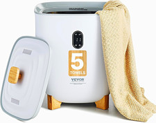 VEVOR 25L Towel Warmer Bucket White w/ Timer,...
