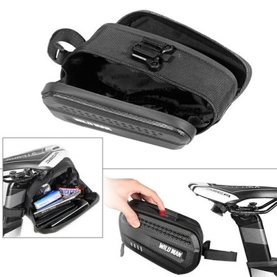 WILDMAN Fahrradsatteltasche Hard Shell MTB Radfahren Wasserdichte Rückentasche