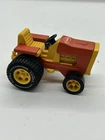 Tonka Pressed Steel  Garden Tractor Vintage 1970's Orange/Yellow Lawn Mower
