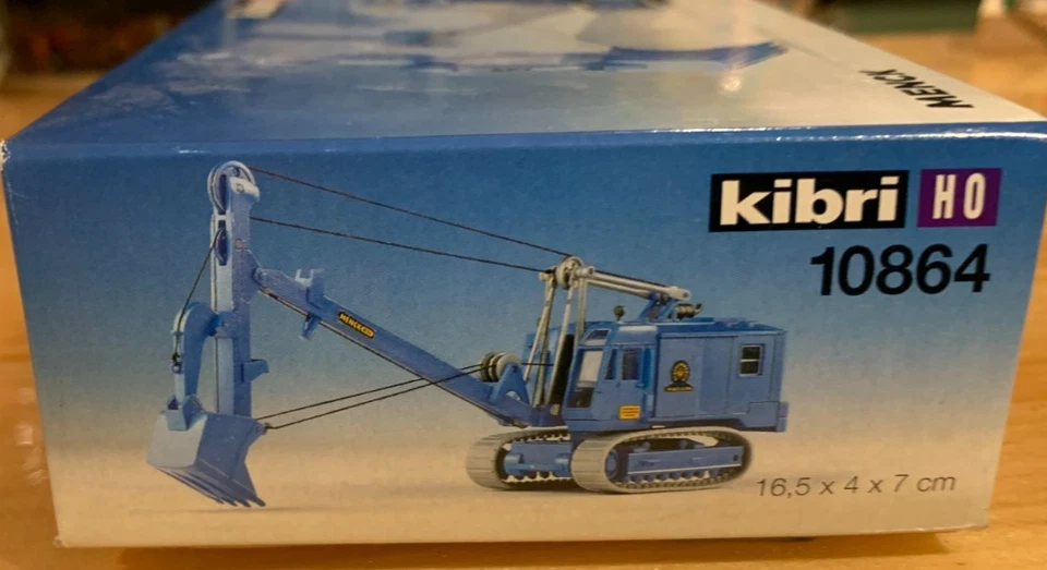 Rare Kibri HO #108364 Menck Grapple Excavator Model Kit Factory Sealed Box - Image 2 of 4