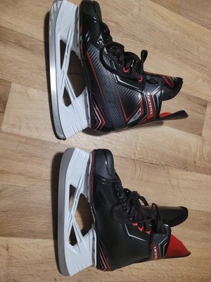 Graf G1075 Schlittschuhe Gr. 42 Schwarz Rot