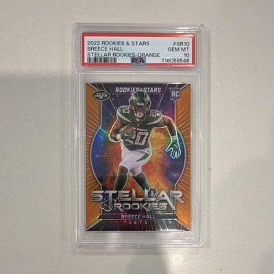 Panini 2022 Rookies & Stars Breece Hall  Stellar Rookies Orange Prizm /25 POP 1!