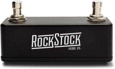 Dual Foot Switch Pedal - Versatile TRS Auxiliary Guitar Pedal (Matte Black) | Ex