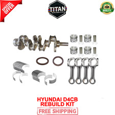 Hyundai D4CB Kia 2.5L Diesel 4 Web Geschmiedeter Kurbelwelle + Motor Umbau Set