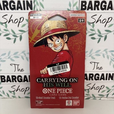 Bandai Namco One Piece Card Game OP-13 Carrying On His Will English 12-Card Pack