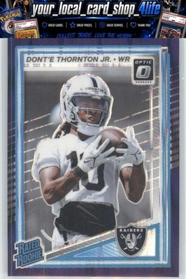 2025 Donruss Optic Purple Shock #279 Dont'e Thornton Jr. Rookie