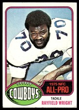 1976 Topps Rayfield Wright Dallas Cowboys #190
