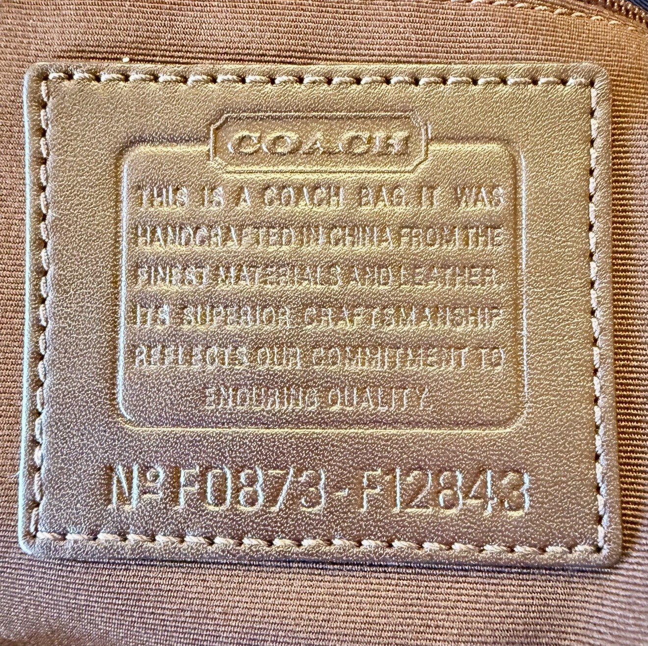 Coach Brown Multicolor Patchwork Shoulder Bag Tot… - image 9