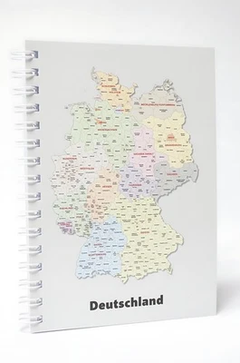 ADINA Premium Collegeblock Kollegblock "Deutschland" A5 dotted (gepunktet) 80 Bl