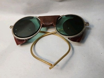 Vintage Willson Welding Goggles Sunglasses Steampunk Retro - Motorcycle 1940s