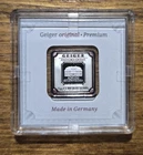 Geiger Edelmetalle Original Premium 5 Gram .999 Silver toned Bar Assay Sealed