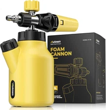 Heavy Duty Car Wash Foam Gun Cannon Sprayer Adjustable Nozzle Wide Neck, 1 L