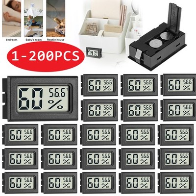Lot Humidity Meter Thermometer Digital LCD Indoor Temperature Hygrometer Tester