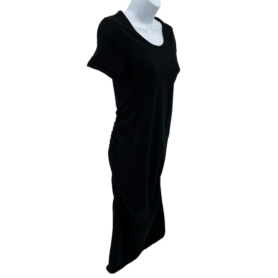 Isabel by Ingrid & Isabel Maternity Dress WMNS XS Black Short Sleeve Stretch - Image 4 of 4
