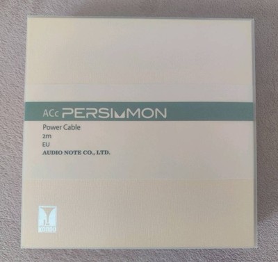 Audio Note Japan Kondo KSL-ACc Persimmon High End Netzkabel Stromkabel in 2m Neu