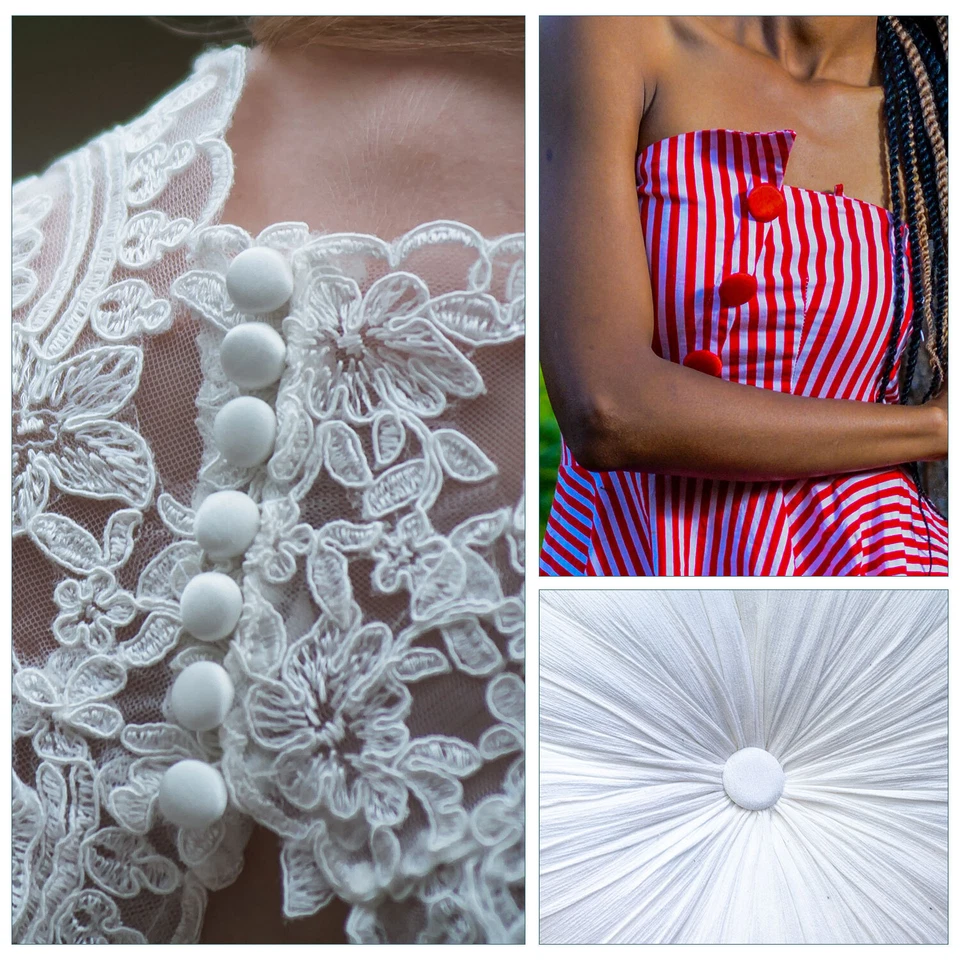 Button Making Die Set Button Blanks Covering Machine DIY Crafting Projects Skirt - Image 4 of 4