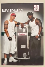 EMINEM & 50 CENT, AUTHENTIC,LICENSED 2005 POSTER
