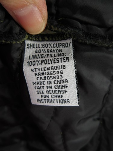 Habitat Vest Women Large Green Quilted Coat Jacket Button Up Insulated Outdoor * - Picture 10 of 12