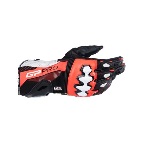 Alpinestars GP Pro R4 Gloves black red fluo white size L motorcycle gloves - Picture 1 of 2