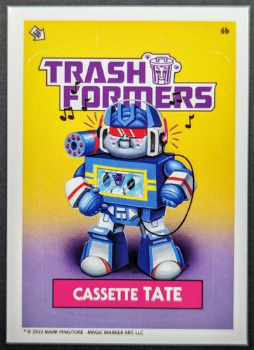 Cassette Tate Tape Troops 2023 Trashformers Transformers Parody Card #6b (NM)