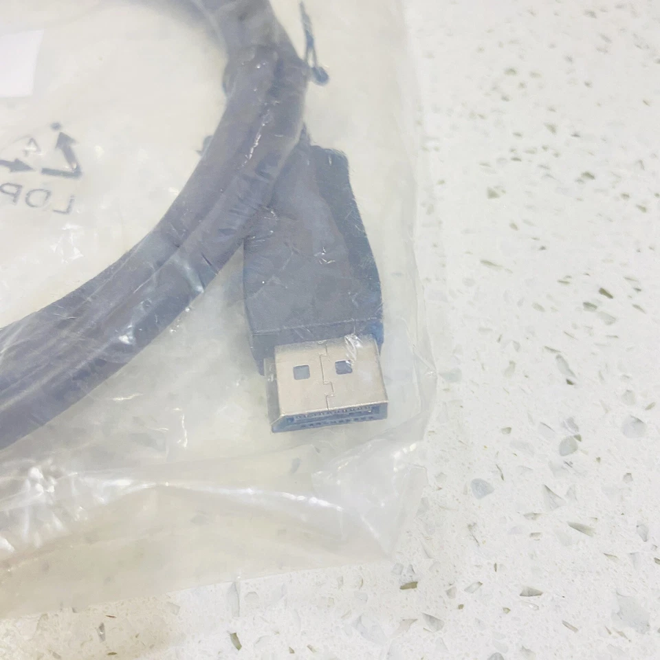 Lot 5X - Display Port to Display Port Cable DP Male to Male Cord 4K UHD QHD FHD - Image 3 of 4