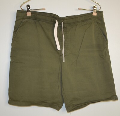 Goodfellow, Shorts, Green, Pocket, Elastic Waist, Drawstring, Size