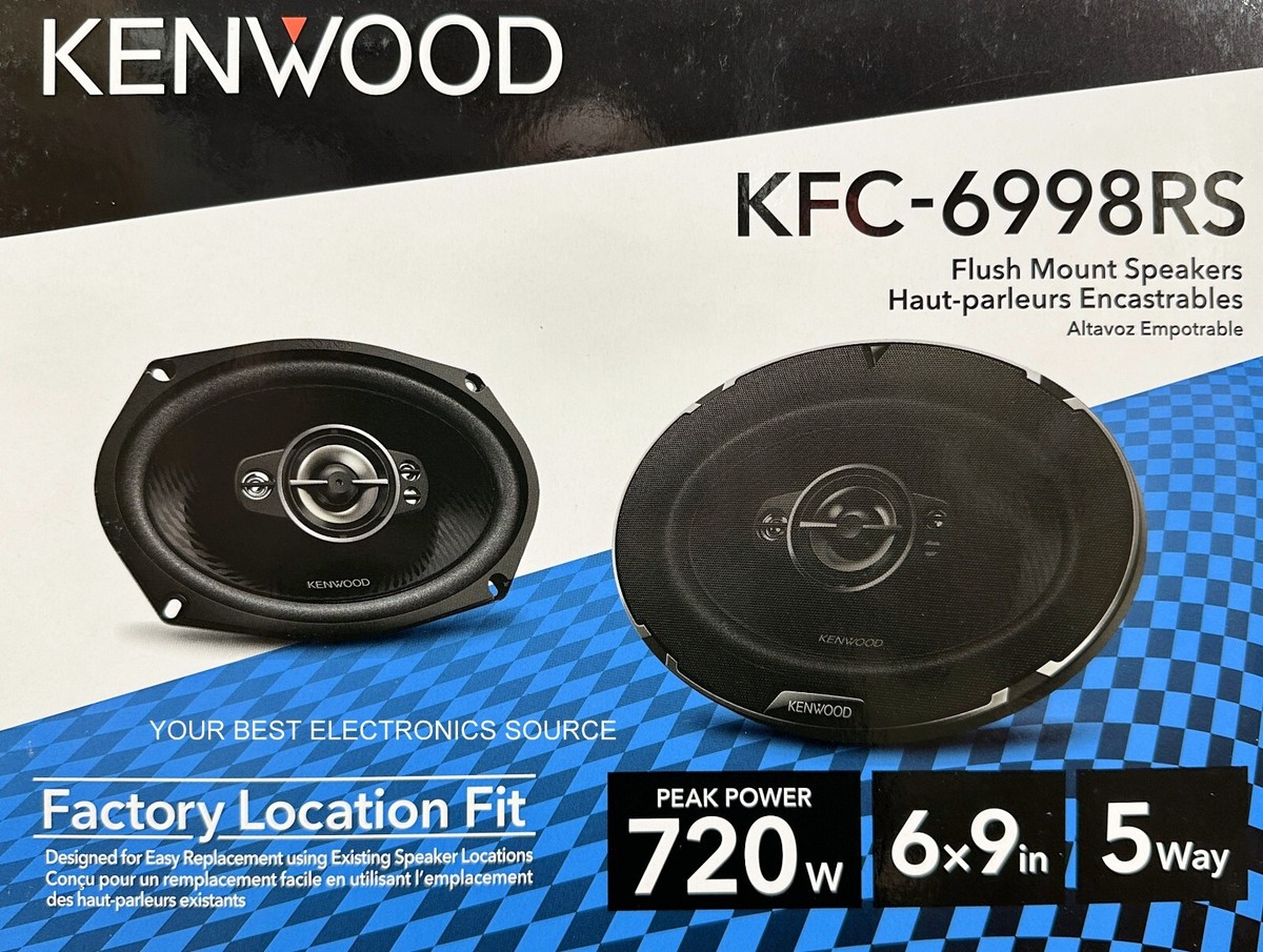 KENWOOD RS Series KFC-6998RS 720-Watt-Max-Power 5-Way