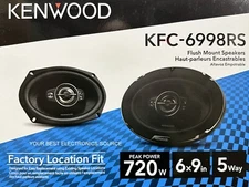 NEW Kenwood KFC-6998RS 6"x9" 5-Way Coaxial Car Audio Speakers (PAIR) 6x9
